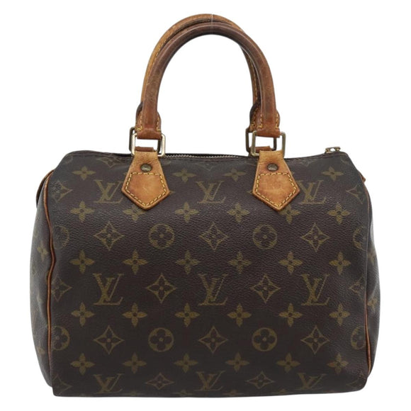 LOUIS VUITTON Monogram Speedy 25 Hand Bag M41528 LV Auth 189351