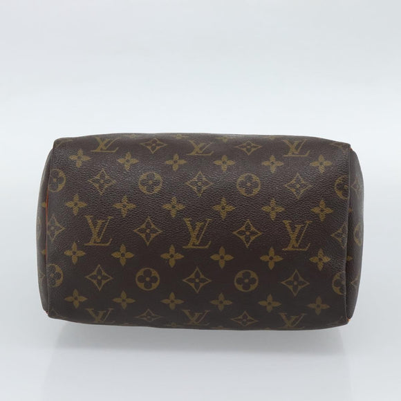 LOUIS VUITTON Monogram Speedy 25 Hand Bag M41528 LV Auth 189351