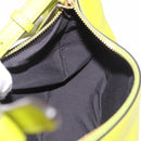 FENDI Shoulder Bag Leather LIme Green Gold Auth 189355SAM-19