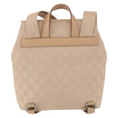 GUCCI GG Canvas Backpack Beige Silver 003 0242 Auth 189357A-2