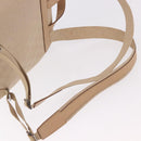 GUCCI GG Canvas Backpack Beige Silver 003 0242 Auth 189357A-8