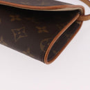 LOUIS VUITTON Monogram Pochette Twin GM Shoulder Bag M51852 LV Auth 189359V-15