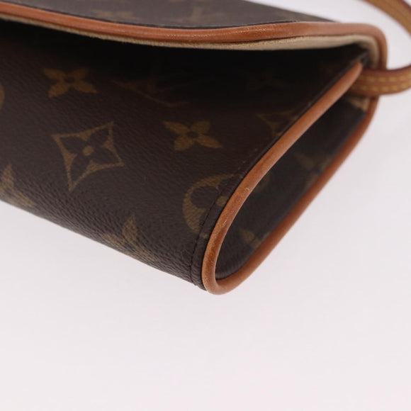 LOUIS VUITTON Monogram Pochette Twin GM Shoulder Bag M51852 LV Auth 189359V