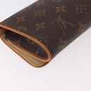 LOUIS VUITTON Monogram Pochette Twin GM Shoulder Bag M51852 LV Auth 189359V-16