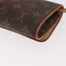 LOUIS VUITTON Monogram Pochette Twin GM Shoulder Bag M51852 LV Auth 189359V-17