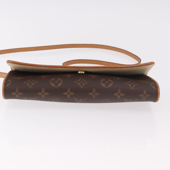 LOUIS VUITTON Monogram Pochette Twin GM Shoulder Bag M51852 LV Auth 189359V