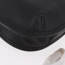 Coach Shoulder Bag Leather Black Gold Auth 189362A-10