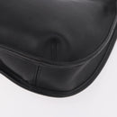 Coach Shoulder Bag Leather Black Gold Auth 189362A-11