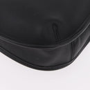 Coach Shoulder Bag Leather Black Gold Auth 189362A-12
