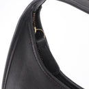 Coach Shoulder Bag Leather Black Gold Auth 189362A-14