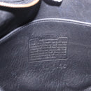 Coach Shoulder Bag Leather Black Gold Auth 189362A-15