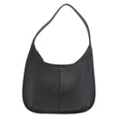 Coach Shoulder Bag Leather Black Gold Auth 189362A-2