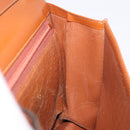 Christian Dior Shoulder Bag Leather Brown Gold Auth 189363-18