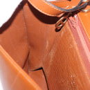Christian Dior Shoulder Bag Leather Brown Gold Auth 189363-19