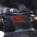 GUCCI Vanity Hand Bag Patent leather Bordeaux Gold 032 1956 0151 Auth 189367-12