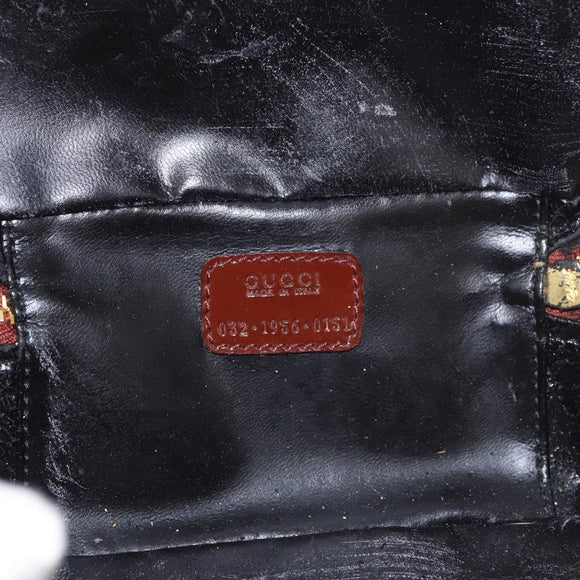 GUCCI Vanity Handtas Lakleer Bordeaux Goud 032 1956 0151 Geaut. 189367
