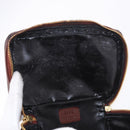 GUCCI Vanity Hand Bag Patent leather Bordeaux Gold 032 1956 0151 Auth 189367-10