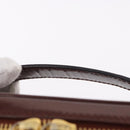 GUCCI Vanity Hand Bag Patent leather Bordeaux Gold 032 1956 0151 Auth 189367-9