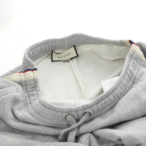 GUCCI Sweat Pants Cotton L Gray Auth 189370V