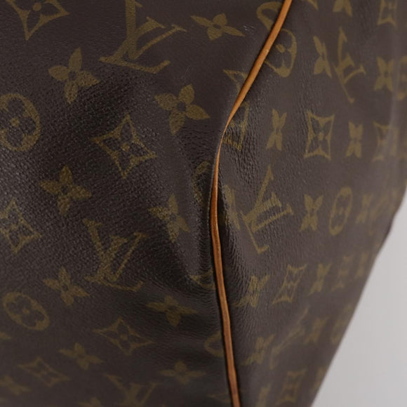 LOUIS VUITTON Monogram Sac Souple 55 Boston Bag M41622 LV Auth 189373