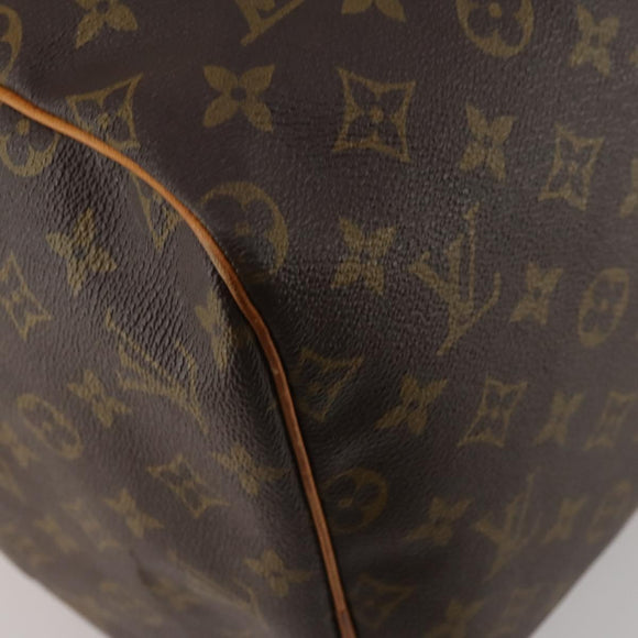LOUIS VUITTON Monogram Sac Souple 55 Boston Bag M41622 LV Auth 189373