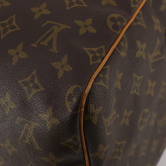 LOUIS VUITTON Monogram Sac Souple 55 Boston Bag M41622 LV Auth 189373