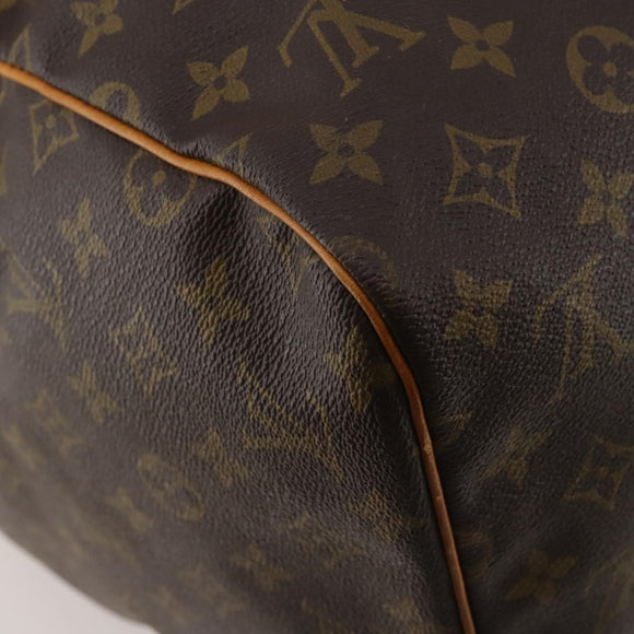 LOUIS VUITTON Monogram Sac Souple 55 Boston Bag M41622 LV Auth 189373