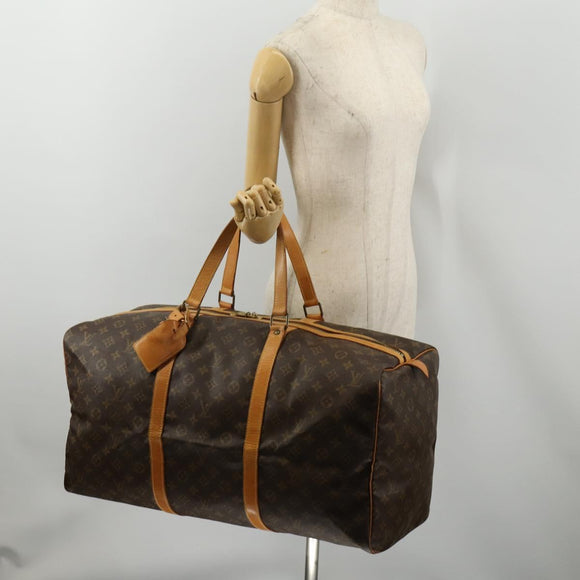 LOUIS VUITTON Monogram Sac Souple 55 Boston Bag M41622 LV Auth 189373