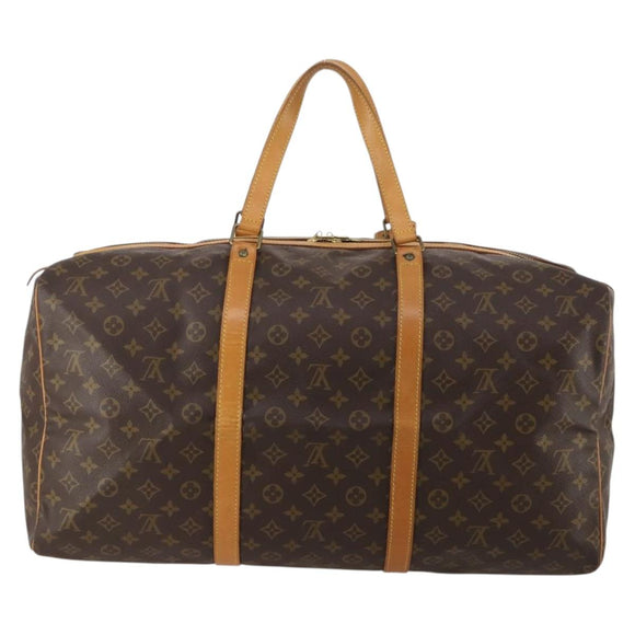 LOUIS VUITTON Monogram Sac Souple 55 Boston Bag M41622 LV Auth 189373