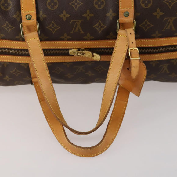LOUIS VUITTON Monogram Sac Souple 55 Boston Bag M41622 LV Auth 189373
