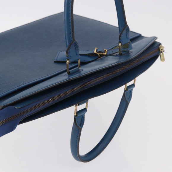 LOUIS VUITTON Epi Riviera Hand Bag Blue M48185 LV Auth 189376