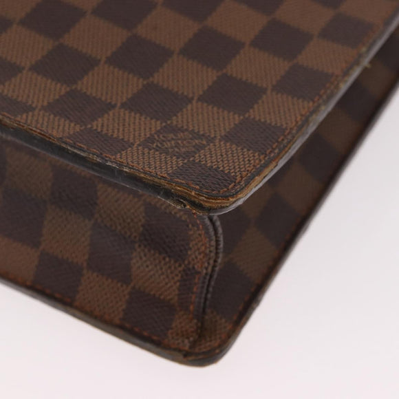 LOUIS VUITTON Damier Ebene Altona PM Aktetas N53315 LV Auth 189379