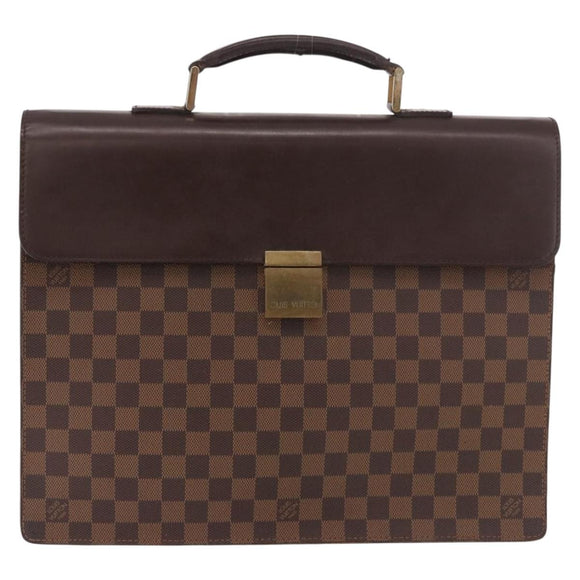 LOUIS VUITTON Damier Ebene Altona PM Briefcase N53315 LV Auth 189379