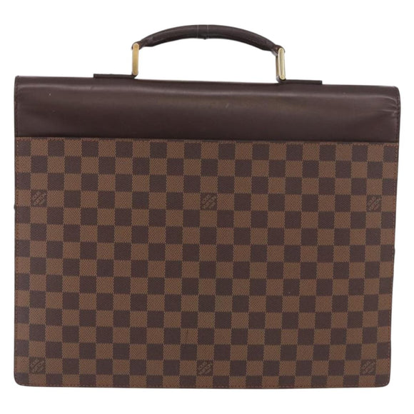 LOUIS VUITTON Damier Ebene Altona PM Aktetas N53315 LV Auth 189379
