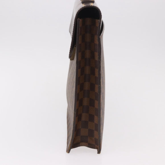 LOUIS VUITTON Damier Ebene Altona PM Aktetas N53315 LV Auth 189379