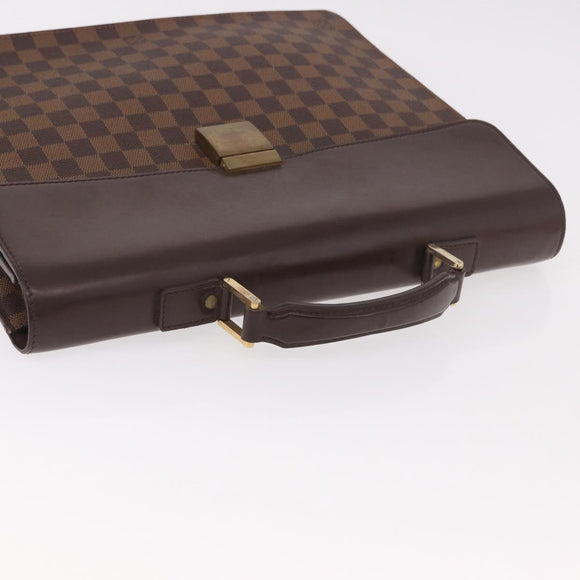 LOUIS VUITTON Damier Ebene Altona PM Briefcase N53315 LV Auth 189379