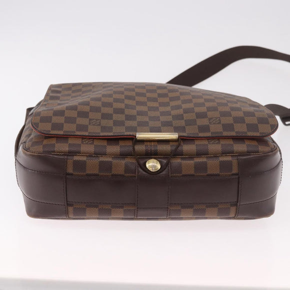 LOUIS VUITTON Damier Ebene Bastille Shoulder Bag N45258 LV Auth 189380