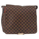 LOUIS VUITTON Damier Ebene Bastille Shoulder Bag N45258 LV Auth 189380-13