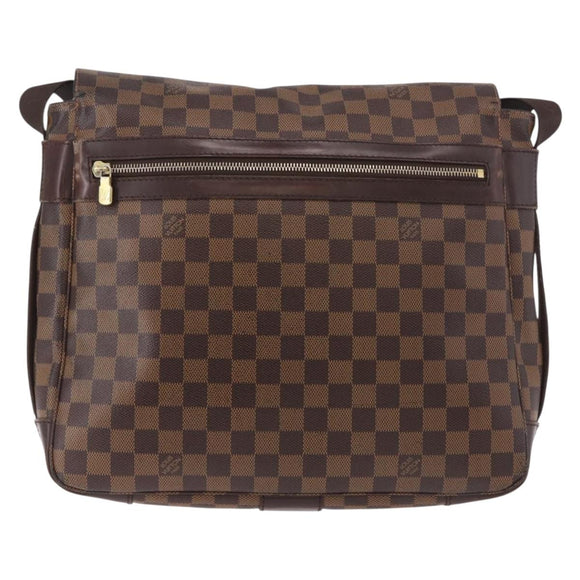 LOUIS VUITTON Damier Ebene Bastille Shoulder Bag N45258 LV Auth 189380