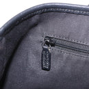 GUCCI GG Canvas Web Sherry Line Tote Bag Black Silver Red 293592 Auth 189381V-18