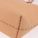FENDI Celeria Hand Bag Leather Orange Auth 189383V-11