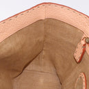 FENDI Celeria Hand Bag Leather Orange Auth 189383V-17