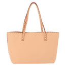 FENDI Celeria Hand Bag Leather Orange Auth 189383V-3