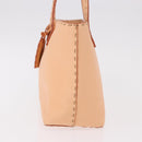 FENDI Celeria Hand Bag Leather Orange Auth 189383V-4
