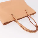 FENDI Celeria Hand Bag Leather Orange Auth 189383V-6