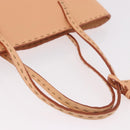 FENDI Celeria Hand Bag Leather Orange Auth 189383V-7