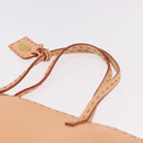 FENDI Celeria Hand Bag Leather Orange Auth 189383V-8