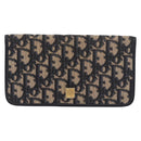 Christian Dior Trotter Canvas Passport Case Navy Auth 189387A-13