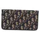 Christian Dior Trotter Canvas Passport Case Navy Auth 189387A-2