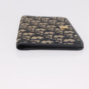 Christian Dior Trotter Canvas Passport Case Navy Auth 189387A-4